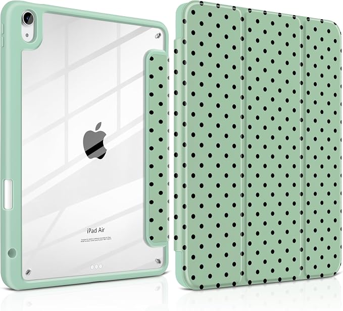 Green polka dot