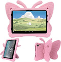 Dteck Fire HD 10 Kids Case (2021/2023 Release 11/13th Gen) 3D Cute Butterfly Case for Kids with Stand Shockproof Heavy Duty Pro Tablet Cover for Girls Pink