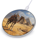 Pyramid Camel Wireless Charger Fast Wireless Charging Pad with USB Cable 10W Anti-Slip Magnetic Wireless Charger Portable Slim Charger Puck Travel Charging Station