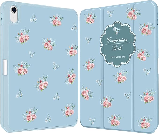 Case Compatible with iPad (A16) 11th Generation 11 Inch 2025/10th Generation 10.9 Inch 2022 Shockproof Hybrid Slim Stand Smart Cover with Pencil Holder Supports Auto Wake/Sleep Z006