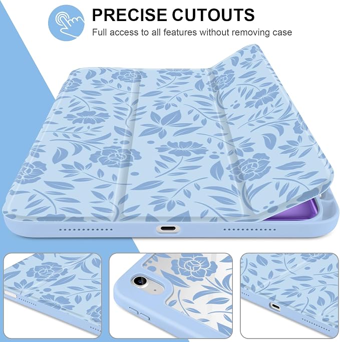 Vintage Blue Floral