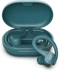 JLab Go Air Sport Wireless Workout Earbuds Teal Featuring C3 Clear Calling Secure Earhook Sport Design 32+ Hour Bluetooth Playtime and 3 EQ Sound Settings