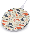 Fish Leaf Wireless Charger Anti-Slip Wireless Charging Pad Slim Charger Mat for Men Women