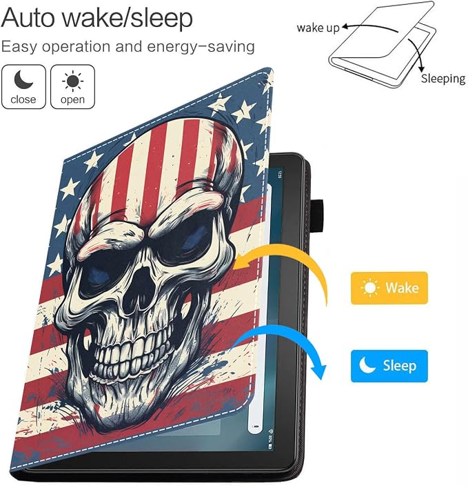 American Flag Skull