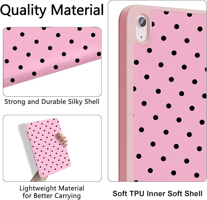 Black Polka Dots Pink