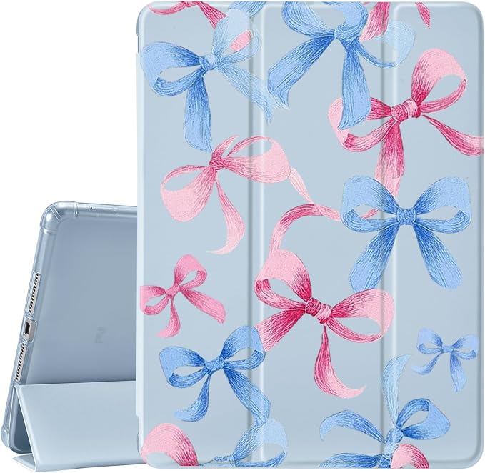 L-Pink Blue Bows