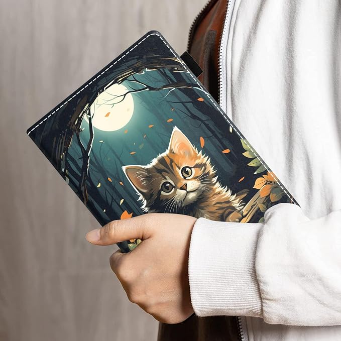 Cat Under the Moon