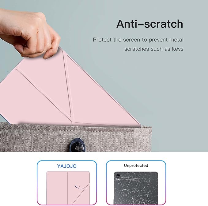 for Samsung Galaxy Tab S11 Case 11 inch Magnetic Attachment | Auto Wake/Sleep | Multi-Viewing Angles | Slim Light Shell Cover | Compatible with Samsung Galaxy Tab S11 | Pink