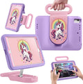 Kids Case for iPad 9th/8th/7th Gen 10.2 inchCute Shockproof EVA Case with Handle &amp Stand Child-Friendly Drop-Proof case for iPad 10.2 2021/2020/2019