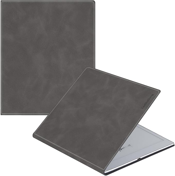 Magnetic Case for 10.3 Onyx Boox Go 10.3 ePaper Tablet (2024 Released) - Ultra-Thin Lightweight PU Leather Book Folio Cover with Auto Sleep/Wake (Advanced Grey)