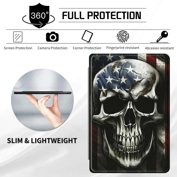 American Flag Skull