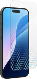 ZAGG InvisibleShield Glass XTR4 iPhone 16/15 Screen Protector - Blue-Light Filtration 11X Stronger Scratch &amp Smudge-Resistant Surface Anti-Reflective Technology Install Tray Included