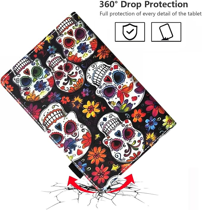 Color Skull Flower