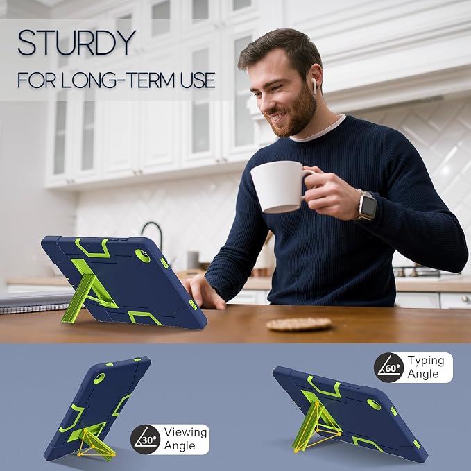 Navy blue+olivine