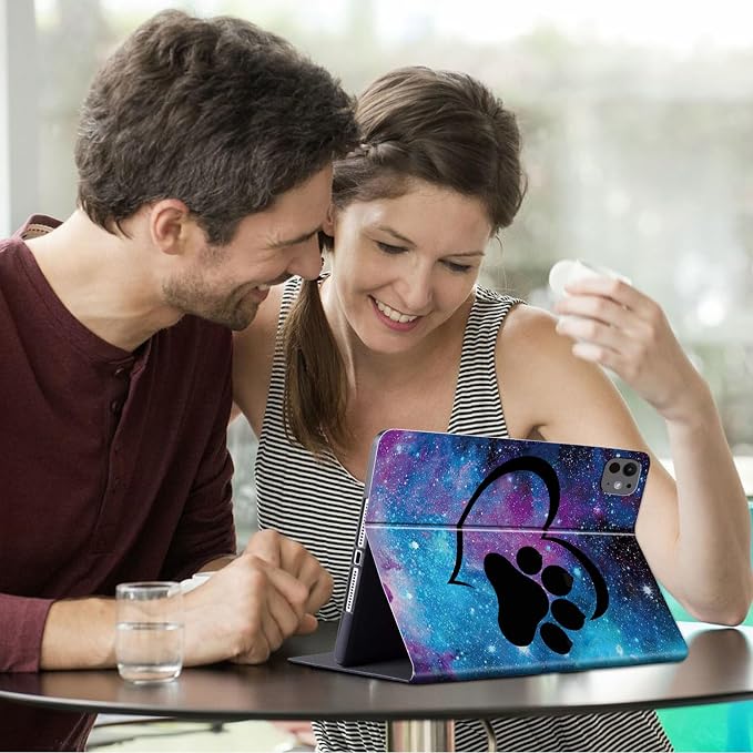 Galaxy Dog Pawprint Love
