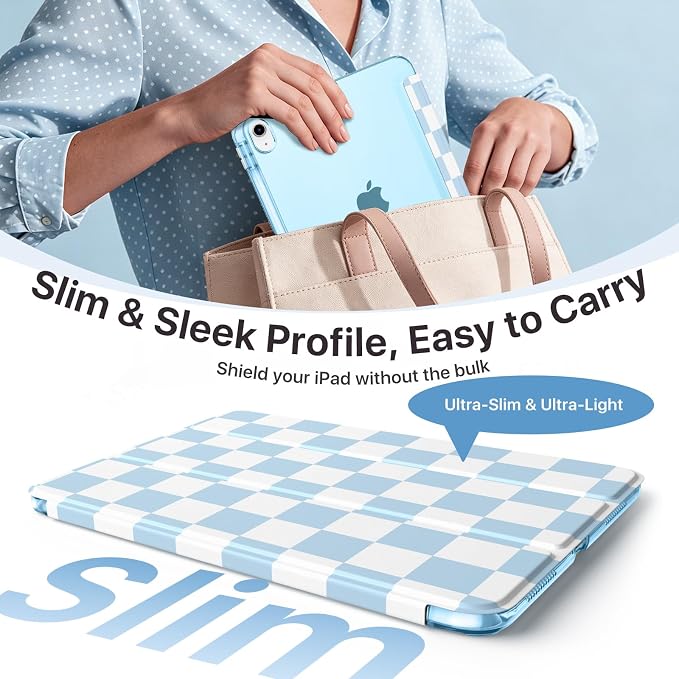 S-Checkered Sky Blue