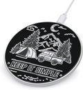 Keep It Simple Camping Camp Phone Charger Magnetic Charging Pad Anti-Slip with USB Cable