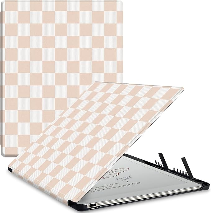 Pink checkered pattern