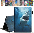 Case for All-New Amazon Kindle Fire HD 10 &amp 10 Plus Tablet 10.1 (13th/11th Generation 2023/2021 Release) - Premium PU Leather Cover with Auto Sleep Wake Shark