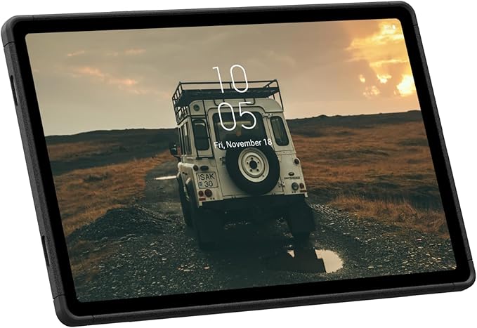 UAG Designed for Samsung Galaxy Tab A9 Plus Case 11 SM-X210 SM-X215 SM-X216 SM-X218 Scout w/Handstrap &amp Kickstand Black Rugged Military Dropproof Protective Cover by URBAN ARMOR GEAR