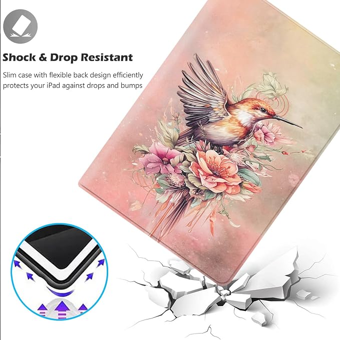 Hummingbird and Flower
