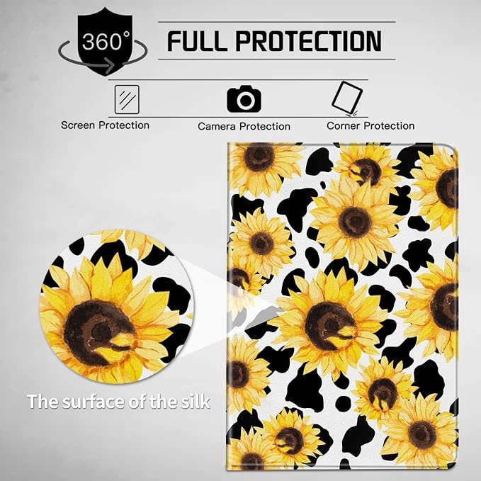 Sunflower Cow Print