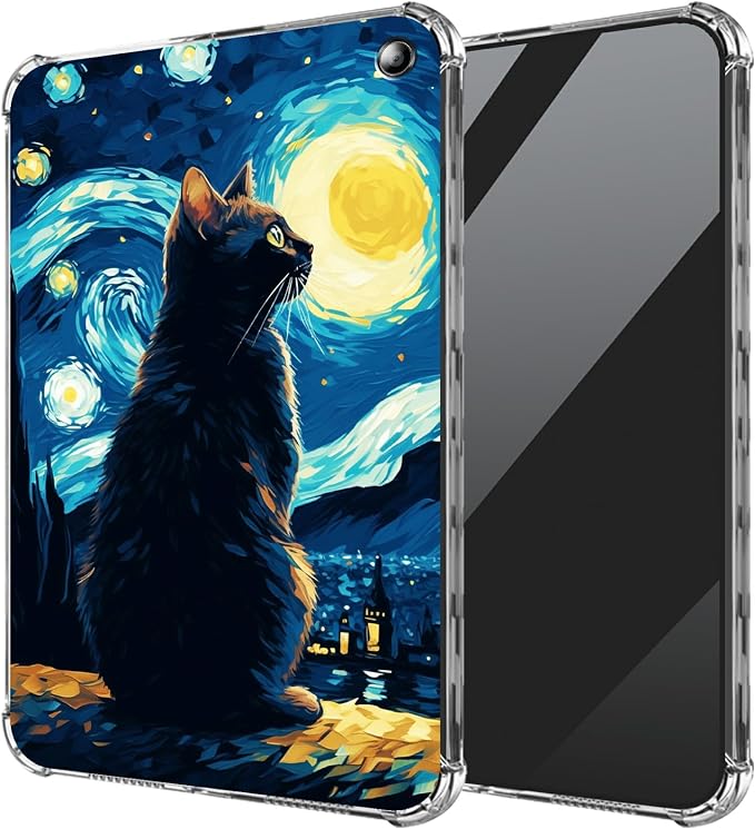 Cat On Starry Night