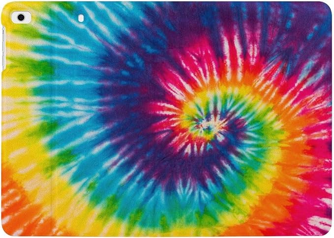 Abstract Swirl Design Tie Dye Tablet Case Compatible with ipad Mini 1/2/3/4/5 (7.9in) TPU Protective Case Auto Sleep/Wake Cover style