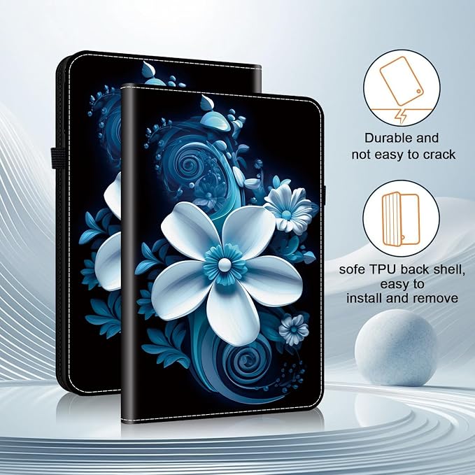F_Black Blue Flower