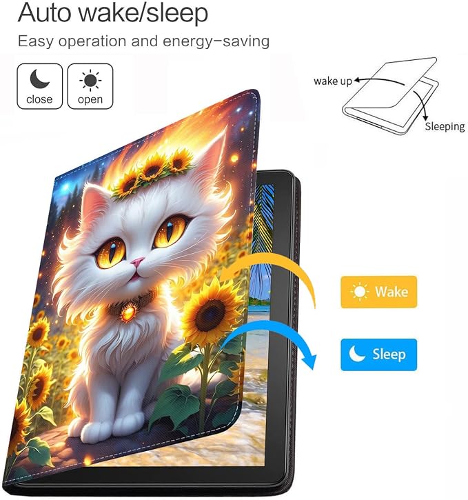 Cat and Sunflower