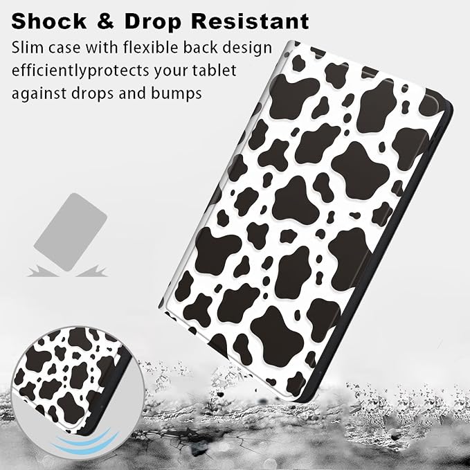 Black White Cow Print