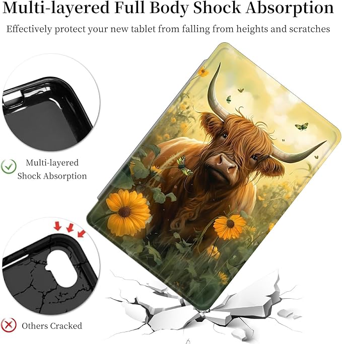 Art Highland Cow