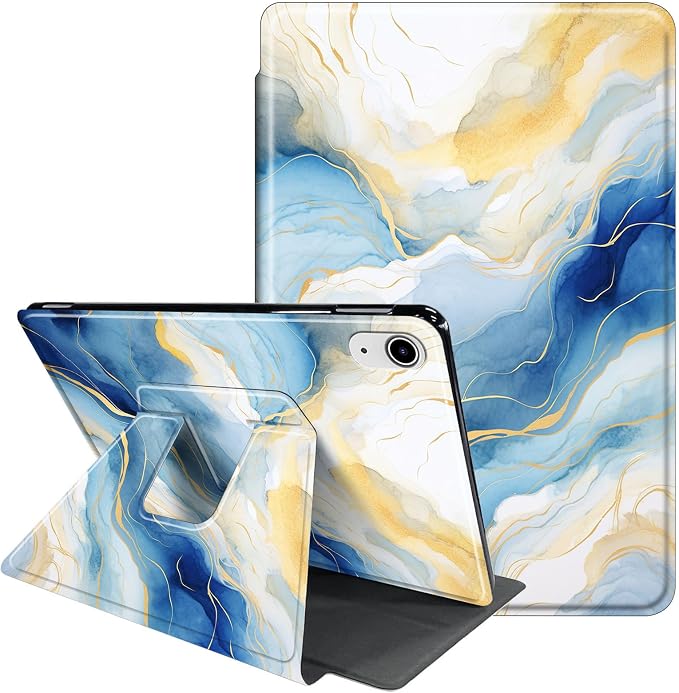 Blue Gold Marble