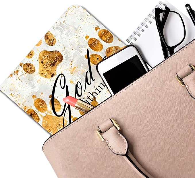 Golden Dog Paw Print Bible