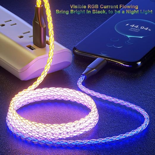 USB Type C to Type C RGB Colorful