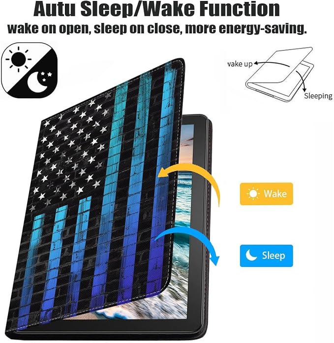Blue American Flag