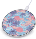 Palms Trees Ocean Wave Sun Clouds Phone Charger Magnetic Charging Pad Anti-Slip with USB Cable