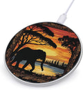 Elephant Animal Wireless Charger Anti-Slip Wireless Charging Pad Slim Charger Mat for Men Women