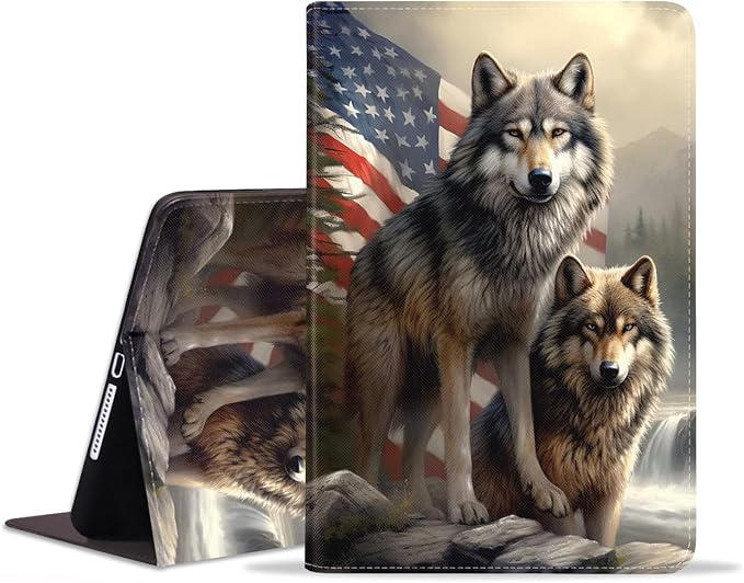 American Flag Wolf-1