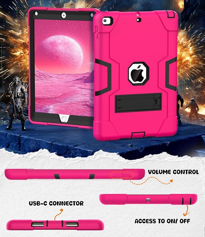 Hot Pink+Black