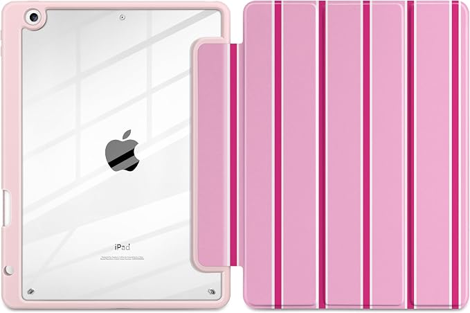 Magenta & White Stripes