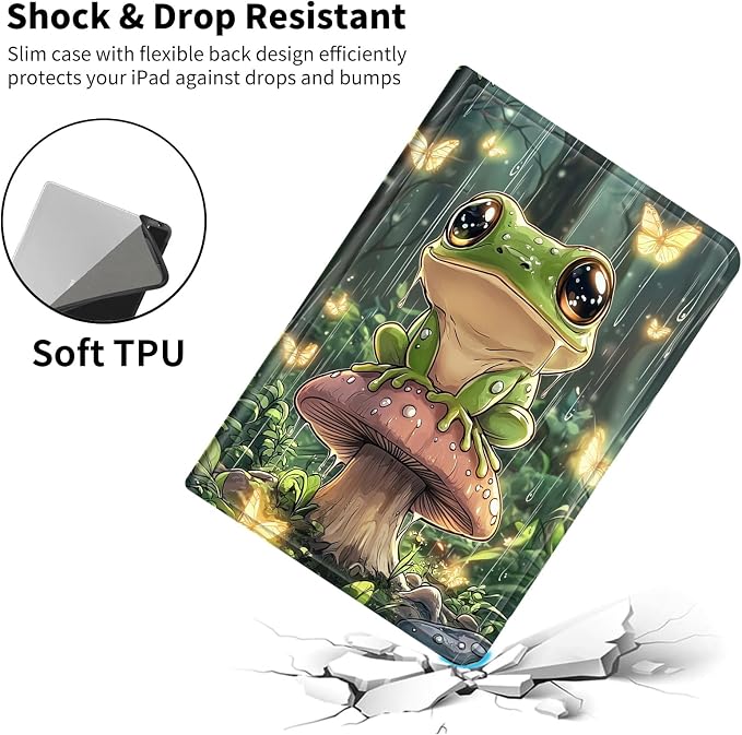 Cute frog in the Rain