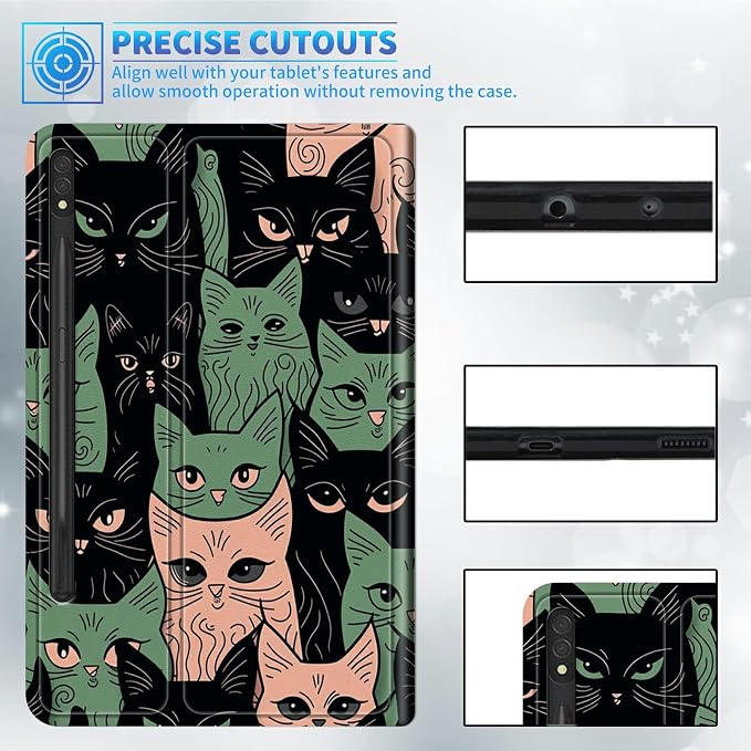 Black Green Cats