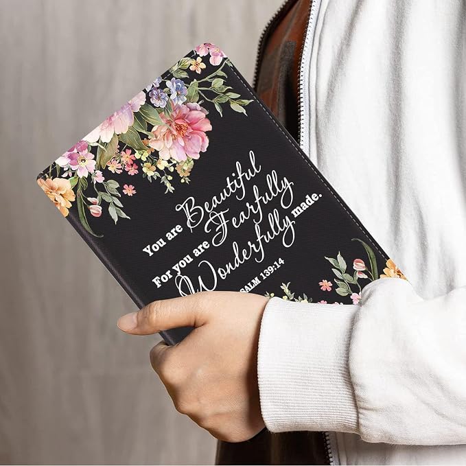 Floral Quote Bible Verse Psalm 139:14