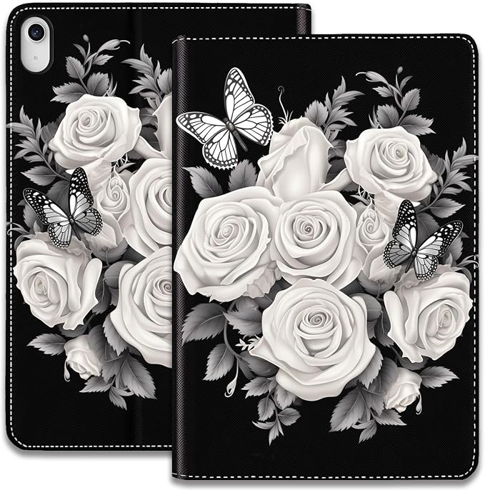Black and White Rose Butterfly