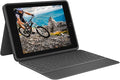 Logitech Rugged Folio - iPad (7th 8th &amp 9th Generation) Protective Keyboard Case with Smart Connector and Durable Spill-Proof Keyboard Black 7.4 x 0.9 x 10.2
