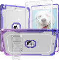 Case for iPad Air 2 Case for iPad 6th/5th Generation 2018/2017 for Apple iPad 9.7 inch with Screen Protector/StandClear Glitter Full-Body Coverage Slim Cover for Girls Women (Blue+Purple)