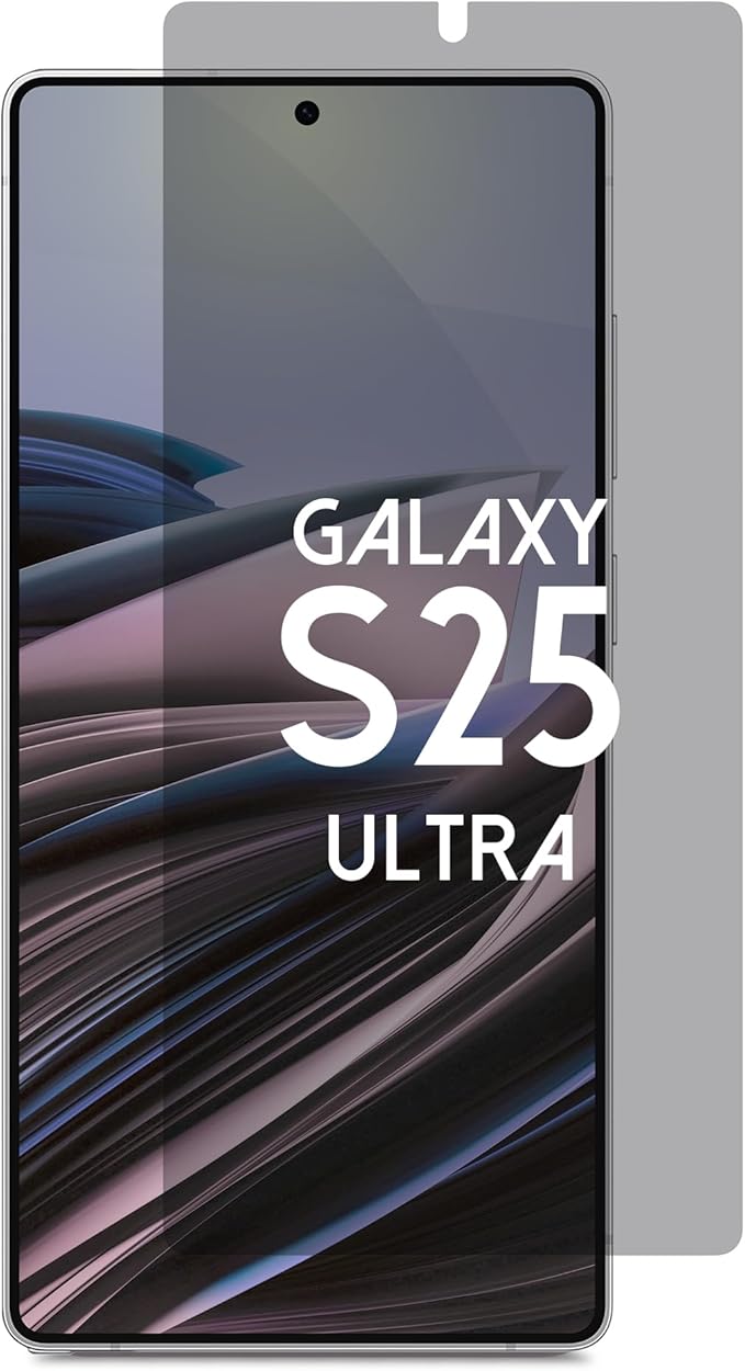 Privacy Screen Protector for Galaxy S25 Ultra - Blue Light Blocking Film 6.9 with Alignment Tool Kit [1 Pack] - Support Fingerprint Unlock/Cell Phone Private Scratch Resistant Film