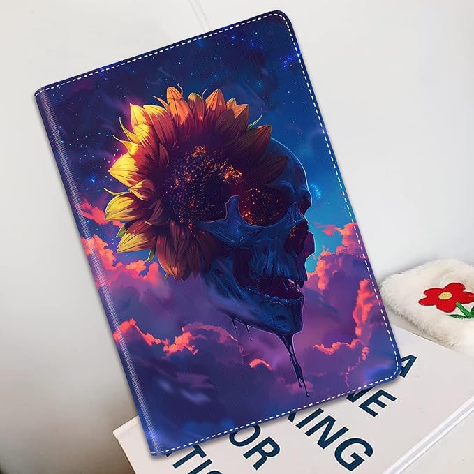 Dark Sunflower Skull