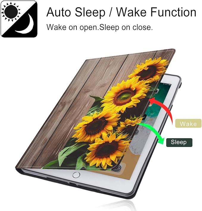 Sunflowers on the Wood